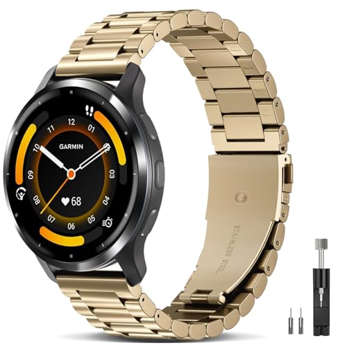 EverAct Garmin Venu 3 �E�H�b�`�o���h 45mm/Venu 4 45mm/Venu 2/Vivoactive 4 22mm �N�C�b�N�����[�X�X�e�����X�X�`�[�����^���X�g���b�v�����p���X�g�o���h Forerunner 570-47mm/2