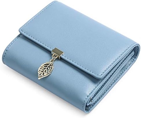GOIACII Ladies Purse, Leather Women's Wallet RFID Blocking Long Purse Heart-Shaped Pendant Zipper Coin Purse with Multiple Card Slots and Card Holders Phone Pocket