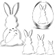 Winwild Osterhasen Ausstecher Set