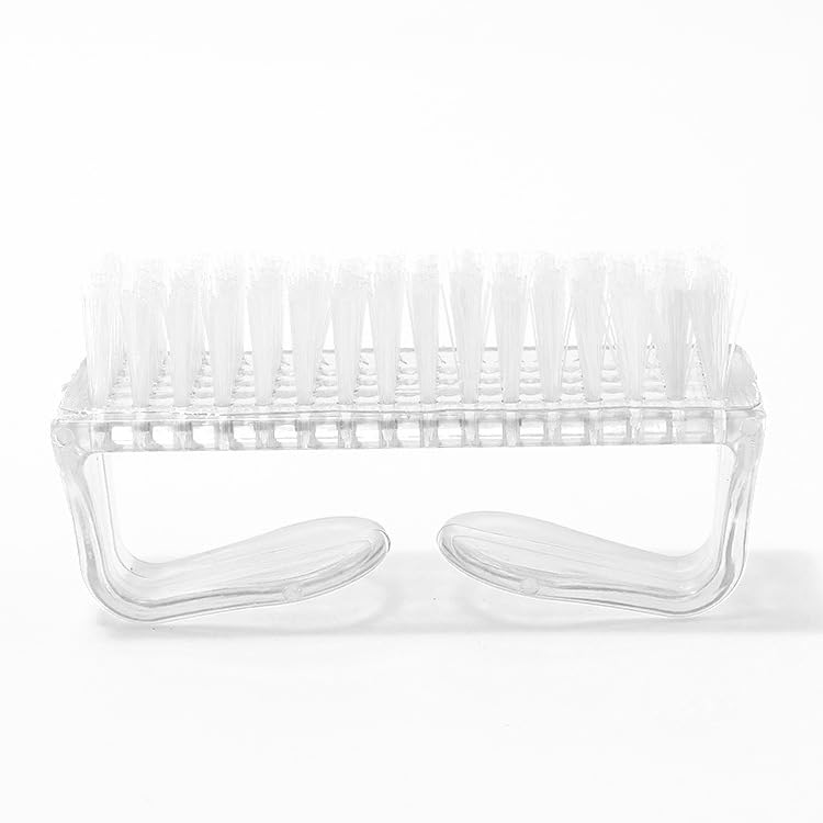 ZNDIJE 4 Pcs Nail Brush for daily Use - 4 Different Kinds of Fingernail brush with Plastic Handle Nail brush for cleaning Fingernails - Easy to use Nail Scrub brush - Nail Cleaner Nail brushes for Hands Feet