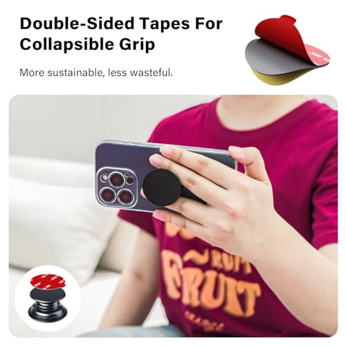 image for APPS2Car 10 Pack 3M Double Sided Adhesive Pads for Socket Mount Base C