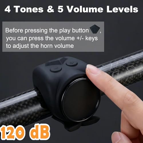 120dB USB-C Waterproof Bike Horn
