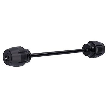 Generic Axle Protector, Anti Wear High Strength Front Axle Slider Heavy Duty for Motorcycle(Black)'