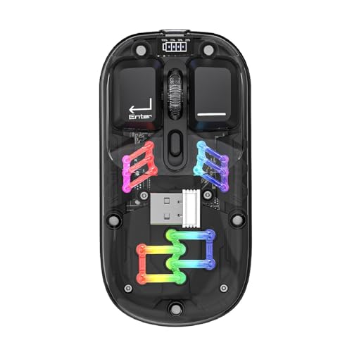 Attoe Wireless Bluetooth & 2.4G Mechanical Gaming Mouse