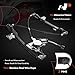 A-Premium Front Right Power Electric Window Regulator with Motor Compatible with Ford Focus 2008-2011 Front Passenger Side, Sedan Only