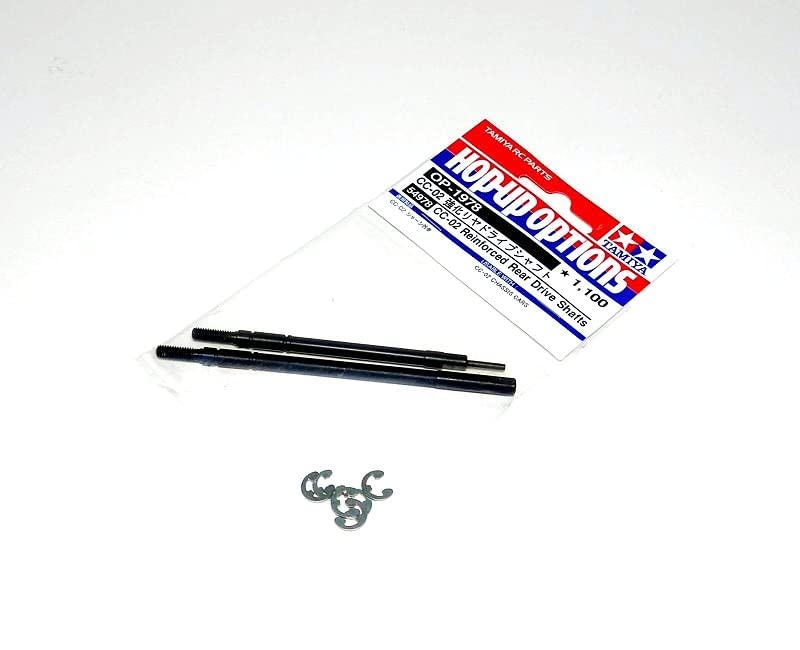 Palieres traseros reforzados TAMIYA 54978 CC-02 para evitar roturas en rutas de crawler extremo