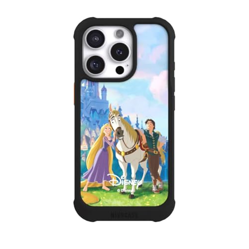 Coque antichoc iPhone 16 Pro MagSafe NIVOmax noire Disney