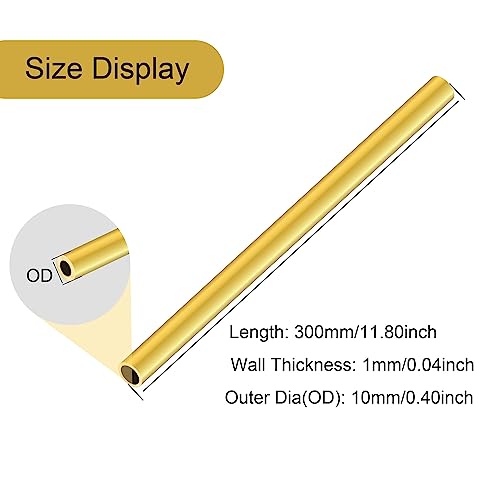 Tube en laiton de 10 mm idéal pour créer des luminaires suspendus et objets déco tendance