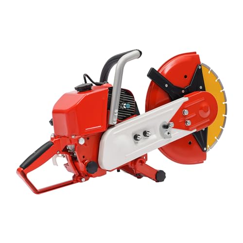 2-Stroke Gas Concrete Cutter 78.5CC 12" Blade Steel Aluminum