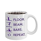 Gymnastics Mug, Fantastic Ceramic Coffee/ Hot Chocolate / Tea Cup For Gymnast Girls Coach & Mom