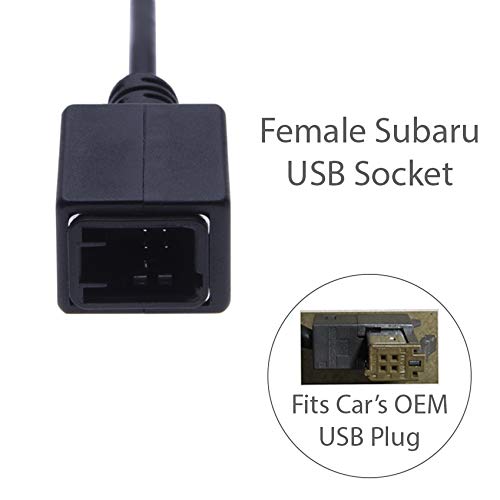 SUBARU USBユニットセット Amazon | USBアダプターケーブルインターフェース、4ピン車両