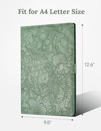 Image of Clipboard Folder Padfolio, Mymazn Writing Portfolio Faux Leather Clipboards with Cover for Legal Pad Holder Letter Size A4 8.5 x 11 for Business Conference Notepad Clip Boards