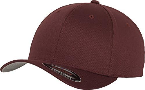 The Hat Pros Gorra original Flexfit peinado de lana Gorra de béisbol deportiva Flexfit para hombre Sombrero ajustado de perfil medio