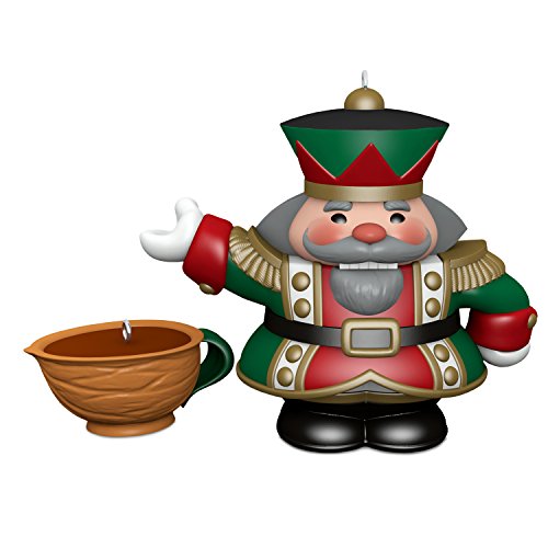 Hallmark Keepsake Christmas Ornaments 2018 Year Dated, Tea Time! Nutcracker, Porcelain, Set of 2