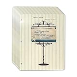 Meadowsweet Kitchens 3 x 5 Vintage Recipe Card Holders for 3 Ring Binders