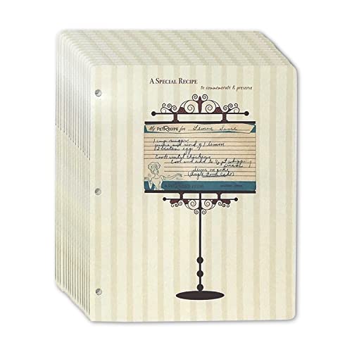 Meadowsweet Kitchens 3 X 5 Vintage Recipe Card Holders For 3 Ring Binders #TOP4