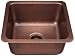 Sinkology Escher Undermount Handmade Pure Solid Copper Sink 17 in. Bar & Prep Copper Sink in Antique Copper