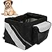 Detachable Dog Bag Front Carrier Basket for Small to Medium Pets Travel Durable Oxford Cloth Material with Handlebar Adapter