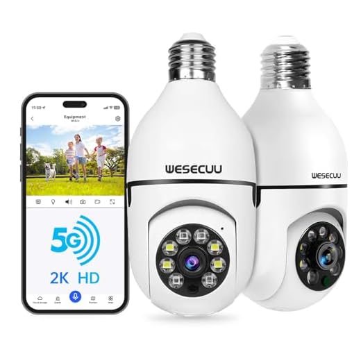 Wireless Light Bulb Security Camera System
