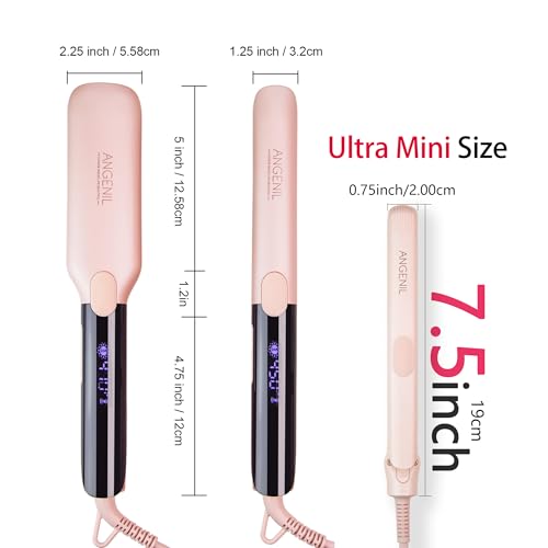 Image of 2in1 Ceramic Hair Straightening Brush, Hair Straightener for Woman, Electric Hair Brush Straightener Comb for Smooth, Silky Hair - Straightener Brush with 30s Heating, 5 Heat Settings