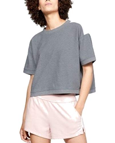 Under Armour Fleece Relaxed Cropped Top Grey