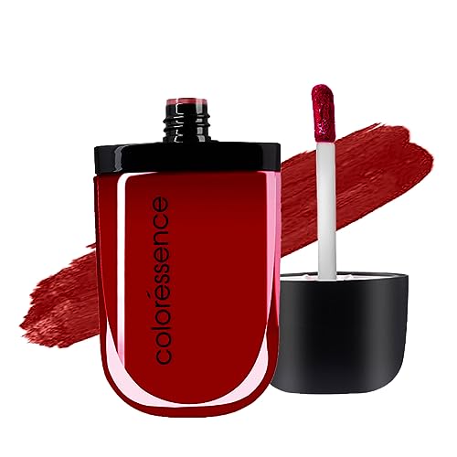 Image of COLORESSENCE Intense Liquid Lip Color | Long Lasting, Smudgeproof, Waterproof and Intense Color Formula for Long Lasting Effect | 9+ Hours Intense Wear & Velvety Matte Finish | Sugar Plum | 8ml