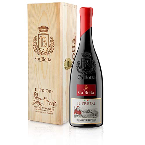 2015 Il Priore Rosso Veronese IGT - 1er Holzbox - Ca'Botta - Rotwein (trocken) aus Italien/Verona Valpolicella (1x 0,75L) Cover