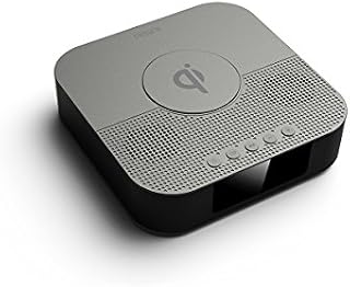 Richsound Research (RSR) Bluetooth Speaker with Qi Wireless Charging Dock, FM Radio, AUX