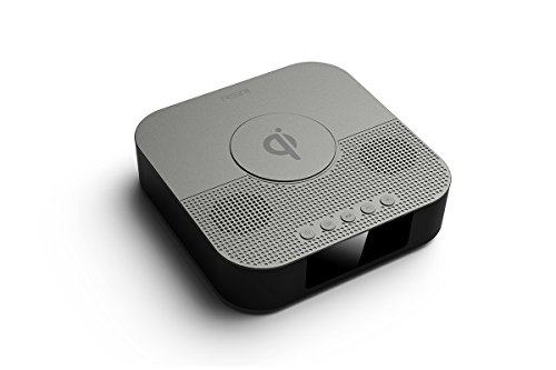 Richsound Research (RSR) Bluetooth Speaker with Qi Wireless Charging Dock, FM Radio, AUX