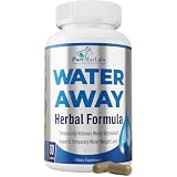 Water Away Gentle Herbal Diuretic - Natural Diuretic Water Pills - Relieve Bloating, Reduce Excess...