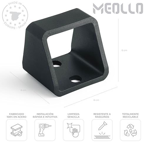 Meollo | Anclaje Antirrobo Moto y Bicicleta | 100% Acero | Fabricado en Europa | Cepo | Candado | Accesorios - imagen 2