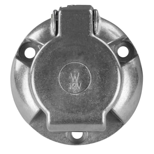 Steckdose | 7-polig | DIN ISO 1724 | mit Schraubverschluss | Material Metall