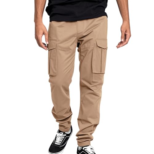 Pantalon cargo baggy en coton homme pour travail et loisirs d'hiver