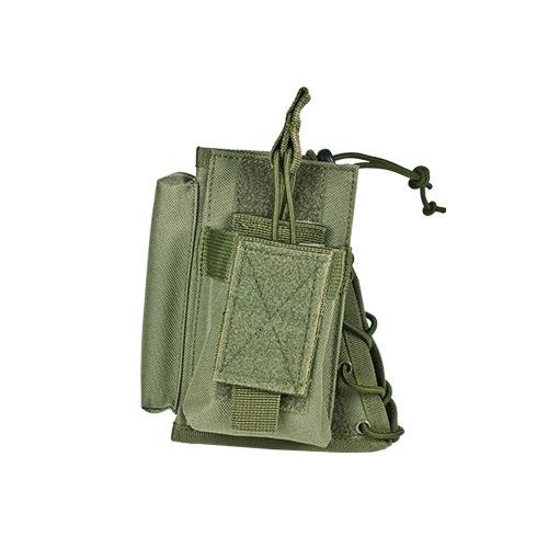 VISM CVSRMP2925G Stock Riser With Mag Pouch - Green