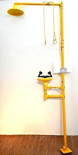 Sai Safety Shower with Eye Wash (Yellow)