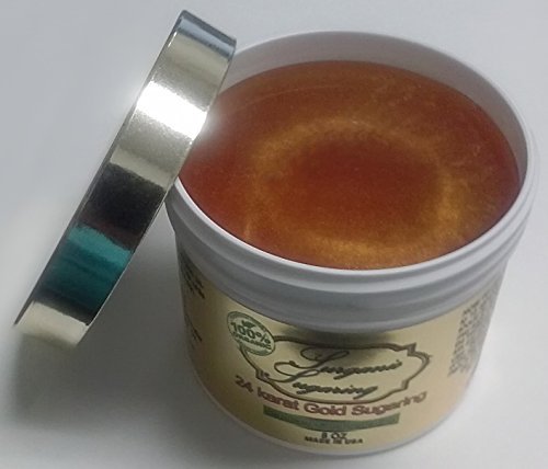 8 Oz 24 Karat Gold Sugaring - Firm Hardness Sugaring to Use with Hand- Exceptional Formula with Pure Fine Gold - Gold Is Added with No Extra Cost