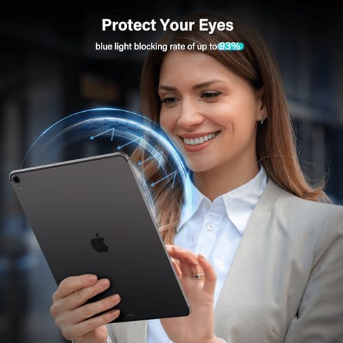 Mao Yeye Magnetic 360° Privacy Screen for iPad Pro 11 Inch 2024/2025 M4/M5 (5th/6th Generation) Removable Anti Blue Light Glare Filter, Bubble-Free Black Privacy Screen Protector by Mao Yeye - Image 4