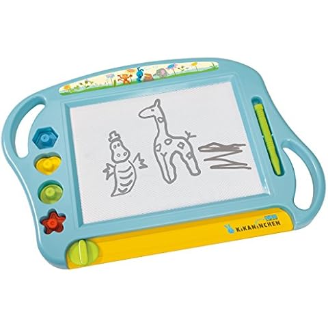 Simba 109462219 - KiKANiNCHEN Maltafel, 4 Stempel, Magnetstift, 45cm, ab 3 Jahre Cover