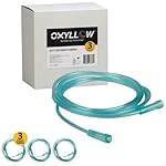 Oxyllow Premium 25 FT Oxygen Tubing - 6-Channel Kink-Resistant Air Flow - High-Visibility Green Tint - Universal End Connectors - Durable, Medical Grade Oxygen Therapy Accessory (3)