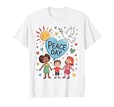 International Day of Peace World Peace Day September 21 Kids T-Shirt