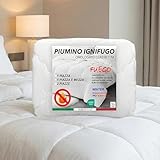 Tex family Piumino SINTETICO INVERNALE IGNIFUGO Antifiamma Made in Italy OMOLOGATO - 1 PIAZZA