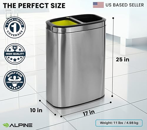 Caneca Doble de Acero Inoxidable 40 litros Alpina miniatura 2