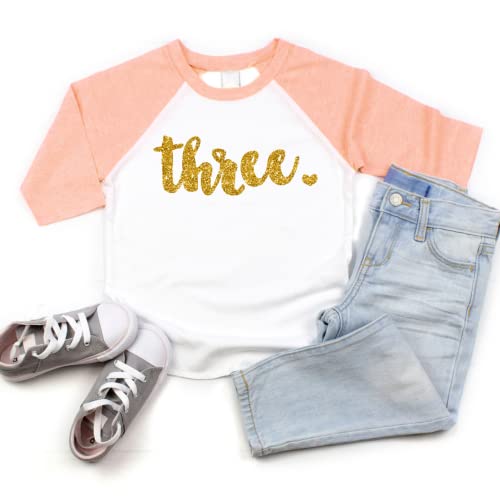 Bump and Beyond Designs Girl Third Birthday Outfit Third Birthday Shirt Three Year Old Outfit2