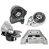 Advance Ignition Engine Motor and Manual Transmission Mount Compatible with 2005-2011 Chevrolet Cobalt HHR Pontiac G5 Pursuit Saturn Ion 2.2L 2.4L Set 4PCS A5832 A5374 A5384 A5831