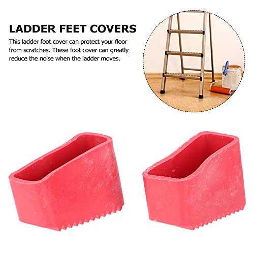DOITOOL 2 Pcs Laddercovers N?o Deslizam Os Pés da de Borracha Cobrem Pés de Substitui??o Pés de Almo