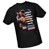 The One and Only, Apollo Creed! - Rocky II Adult T-Shirt, X-Large Black