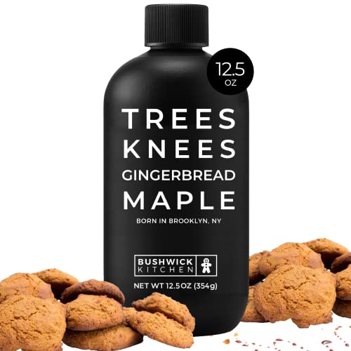 Trees Knees Gingerbread Maple, Organic Maple Syrup Infused With Cinnamon, Gluten-Free, Paleo-Friendly, And Vegan, Grade-A Pure Maple Syrup, 11.5 Ounce Bottle, Foodie Gifts, Unique Gifts #TOP7