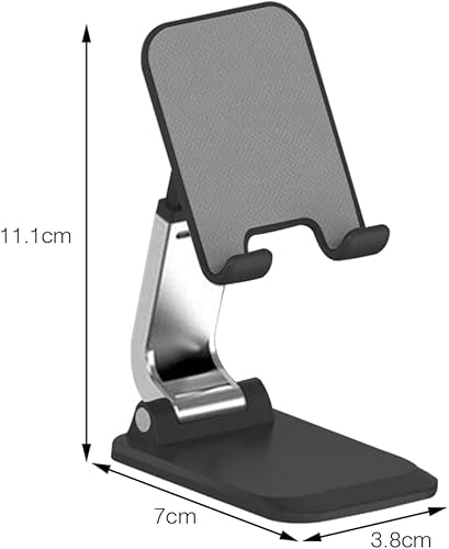 Miniatura 6 de VALINK Soporte de teléfono celular para escritorio ajustable en ángulo de altura, soporte de teléfono de metal de aluminio resistente, soporte