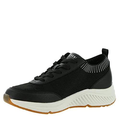 Skechers Skechers Womens Street Arch Fit SMilesWalk On Sneaker 8 BM US Black