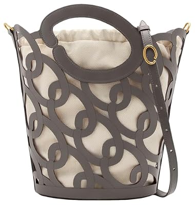Oscar de la Renta, Oscar Chain-Link Leather Tote